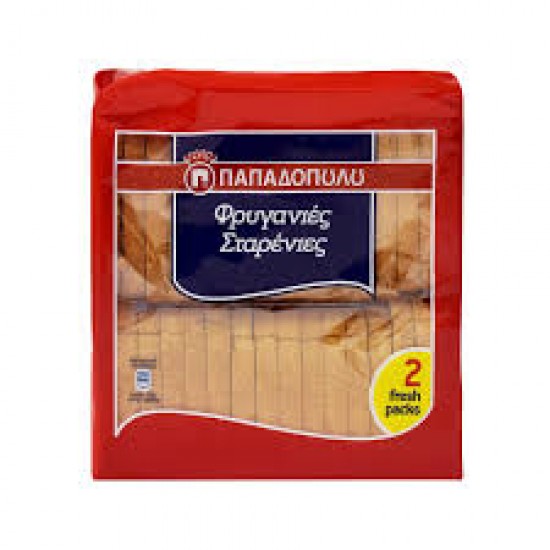 Παπαδοπούλου Wheat Rusks 255gr