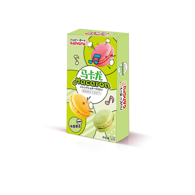 Gangfu Popping Macaron Matcha 50g