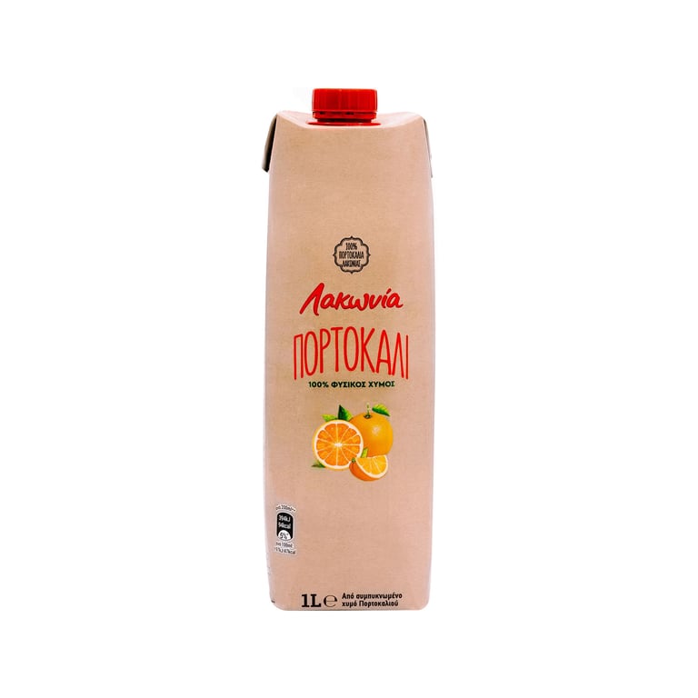 Αγρόκτημα Natural Laconia Orange Juice 100% 1L