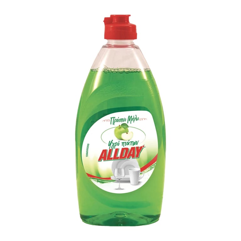 Allday Dish Soap Green Apple 500ml
