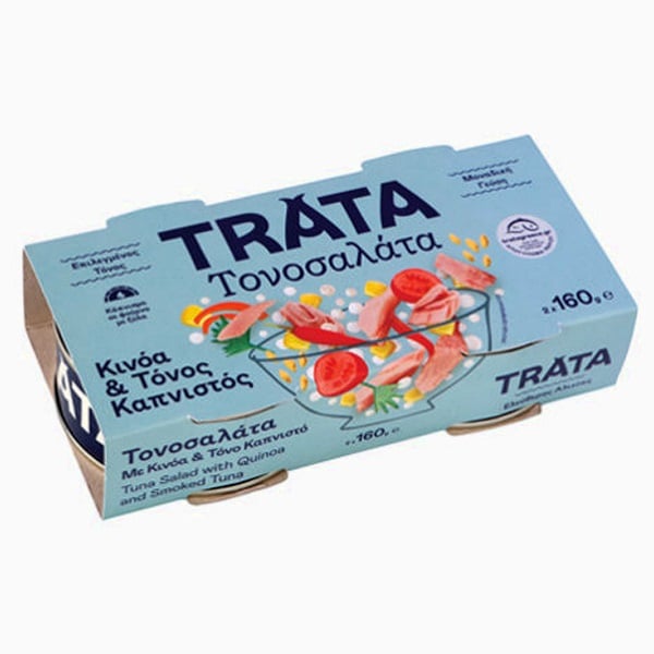 Trata 160Gx2 Τονοσαλατα ΜΕ Κινοα & Καπνιστο Τονο