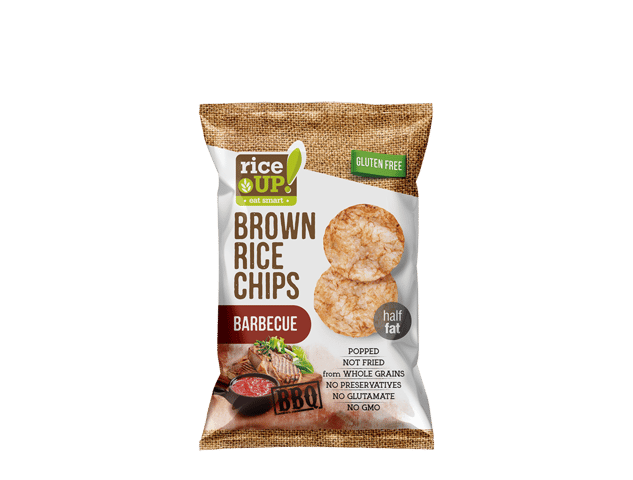 ρυζάκια chips χωρίς γλουτένη barbeque 60g