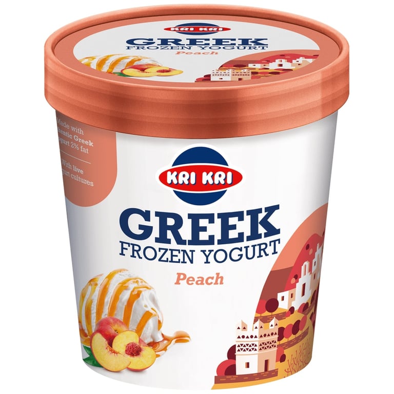 ΚΡΙ ΚΡΙ Frozen Yogurt Peach Ice Cream Bar 70g