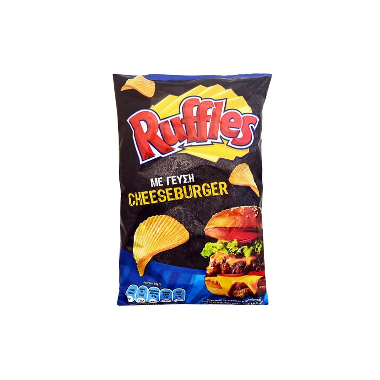 Ruffles Ridged Chips Cheeseburger 120g