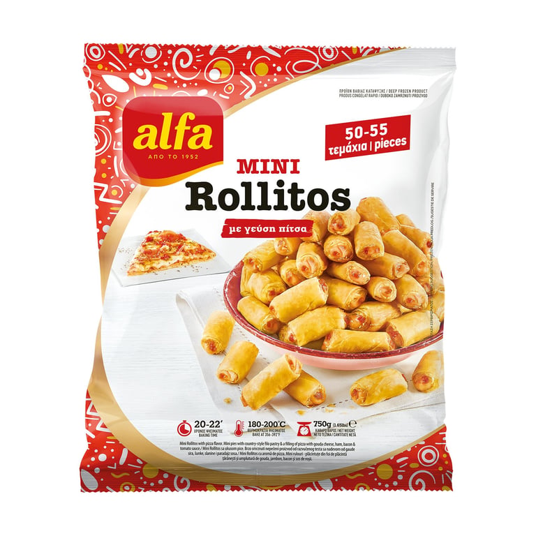 Alfa Mini Pizza Rollitos