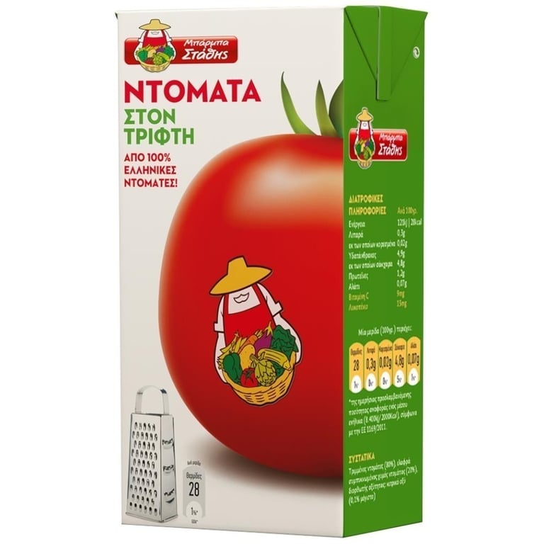 Μπάρμπα Στάθης Barba Stathis Grated Tomato 500g