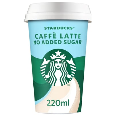 Starbucks Caffe Latte No Sugar 220ml