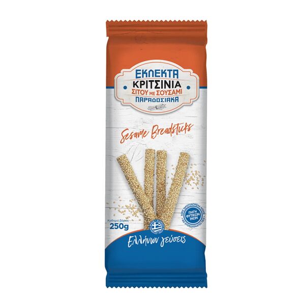 Παραδοσιακά Εκλεκτά Wholemeal Breadsticks 250g