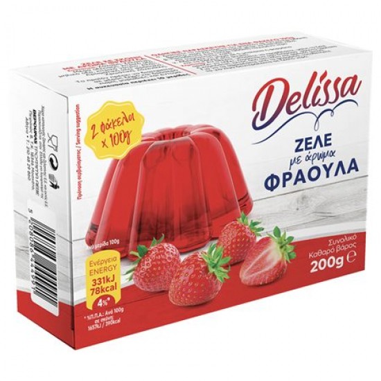 Delissa Strawberry Jelly 200g
