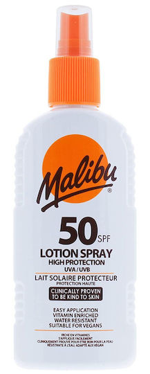 Malibu 200ml Lotion Spray SPF50