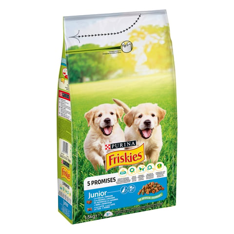 Friskies Dry Dog Food Junior Chicken 1.5kg