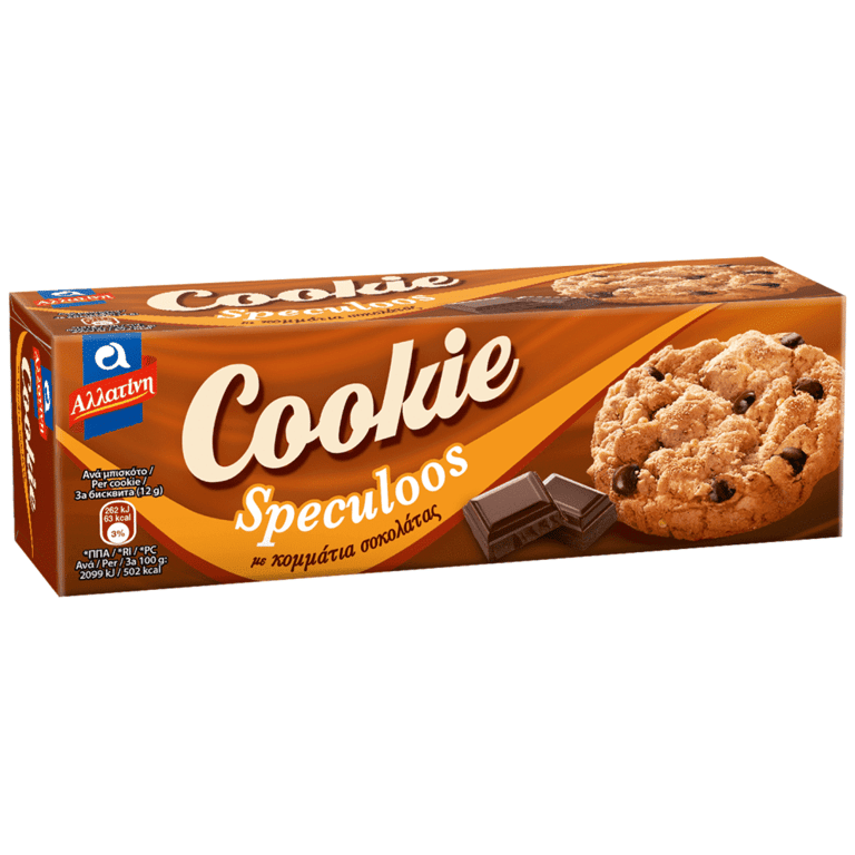 Αλλατινη 175G Cookie Speculoos Κομματια Σοκολατας