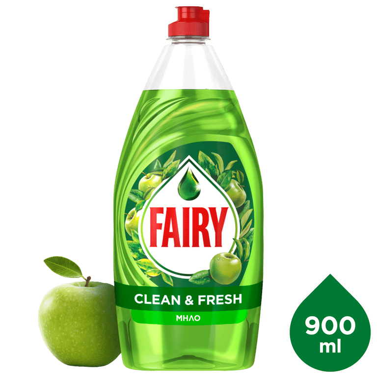 Fairy Dish Liquid Clean & Fresh Apple 900ml