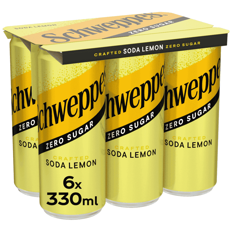 Schweppes Soda Lemon 330ml x6