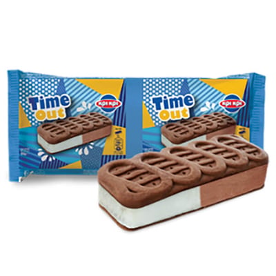 ΚΡΙ ΚΡΙ Time Out Vanilla/Cocoa Sandwich Ice Cream 110ml