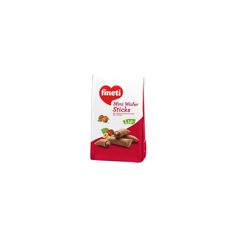 Fineti Mini Sticks Hazelnut 100g