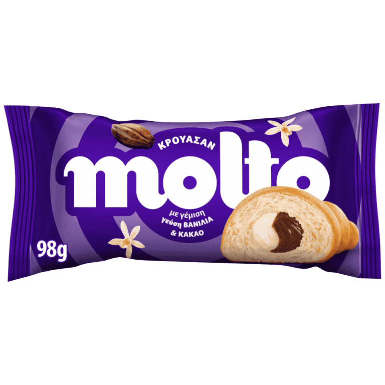 Molto Double Cocoa Vanilla Croissant 98g