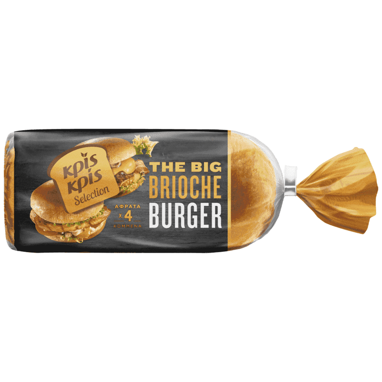 Κρις Κρις Brioche Hamburger Buns 360g