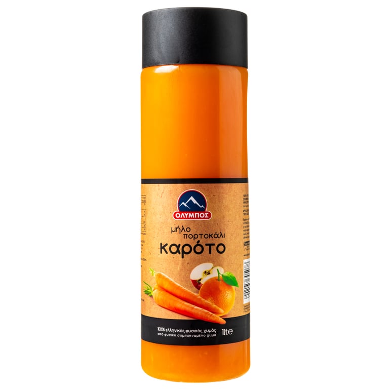 Ολυμπος Natural Carrot Apple Orange Juice 1L