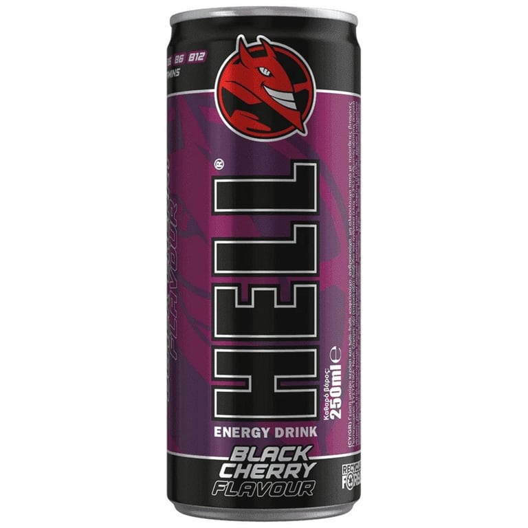 Hell Tutti Fruit Black Cherry 250ml