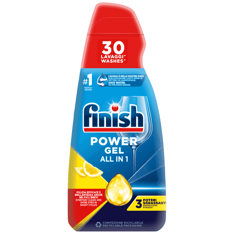 Finish Multibenefit Lemon Gel Dishwasher 600ml