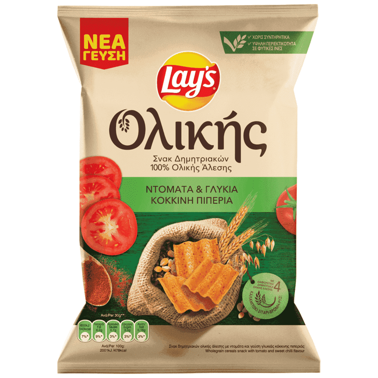 Lay's Wholegrain Snack Tomato & Pepper 95g