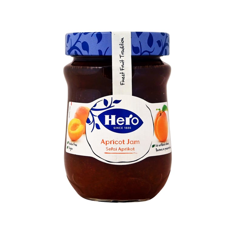 Hero Apricot Jam 340g