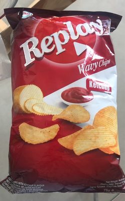 Replay Ketchup Chips 75g