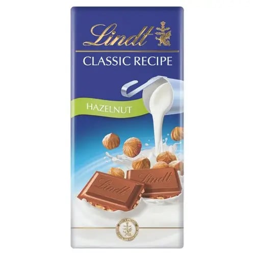 Lindt Classic Chocolate Hazelnut 100g