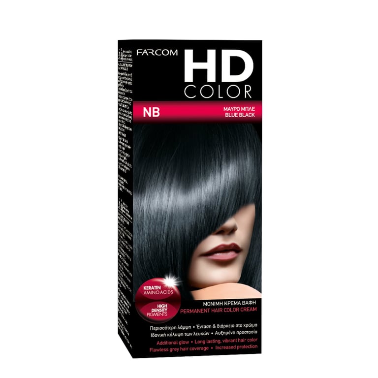 HD Hair Color N/B Black Blue 60ml