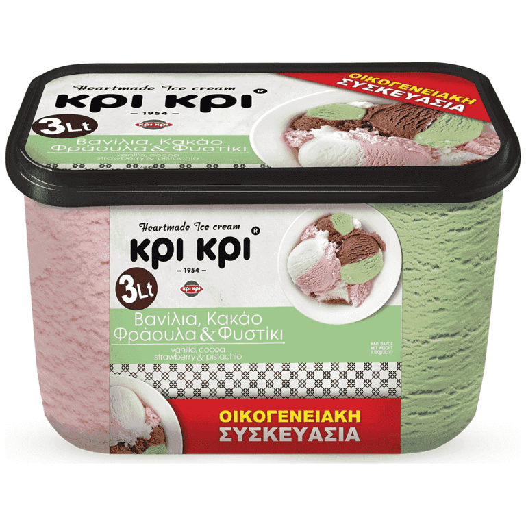 ΚΡΙ ΚΡΙ 3L Heartmade Βανιλια-κακαο-φραουλα-φυστικι / ΟΙΚΟΓ.