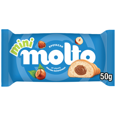 Molto Hazelnut Praline Croissant 50g