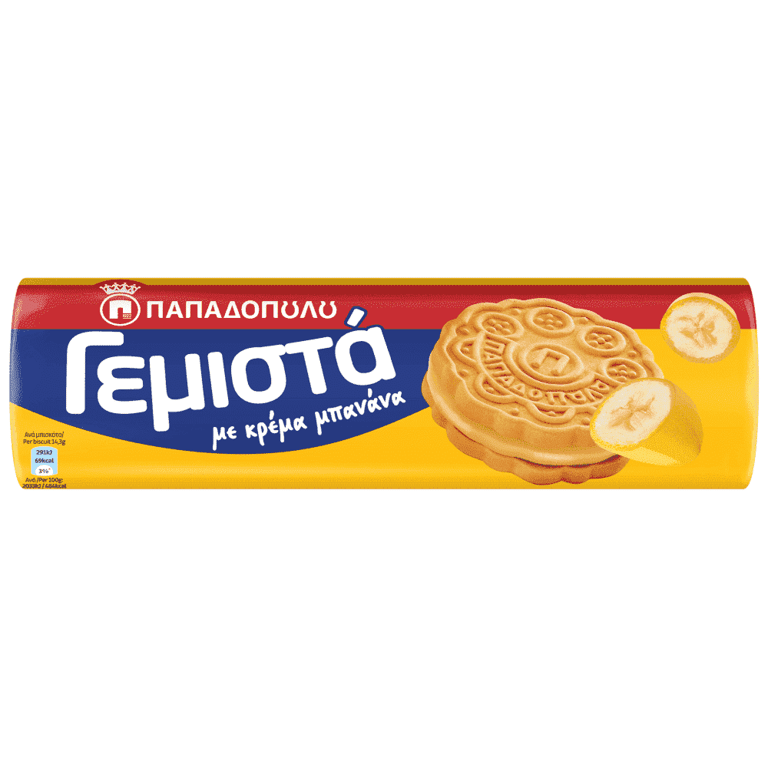 Παπαδοπούλου Banana Filled Biscuits