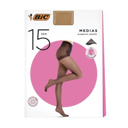 BIC 15D Tights Medias Honey XL