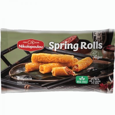 Νικολόπουλου Frozen Cabbage Spring Rolls 8pcs 360g