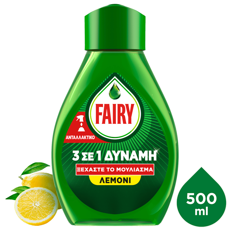 Fairy Lemon Dish Soap Spray Refill 500ml