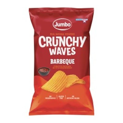 crunchy BBQ waves χωρίς γλουτένη 90g