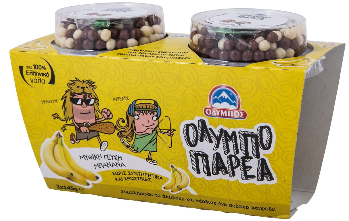 Όλυμπος Olympos Olympoparea Yogurt Dessert 145g x2