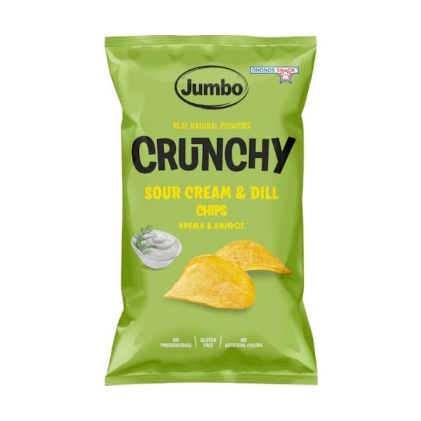 Jumbo Crunchy Chips Sour Cream & Dill 90g