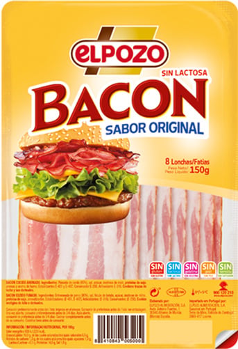 Elpozo Original Bacon Gluten-Free 150g Sliced