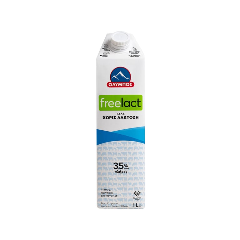 Ολυμπος Freelact Lactose-free Milk 3.5% Fat 1L