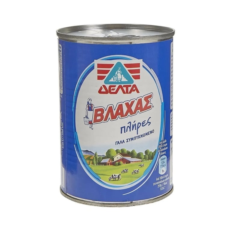 Βλάχας Evaporated Milk Full Fat 7.5% 410g