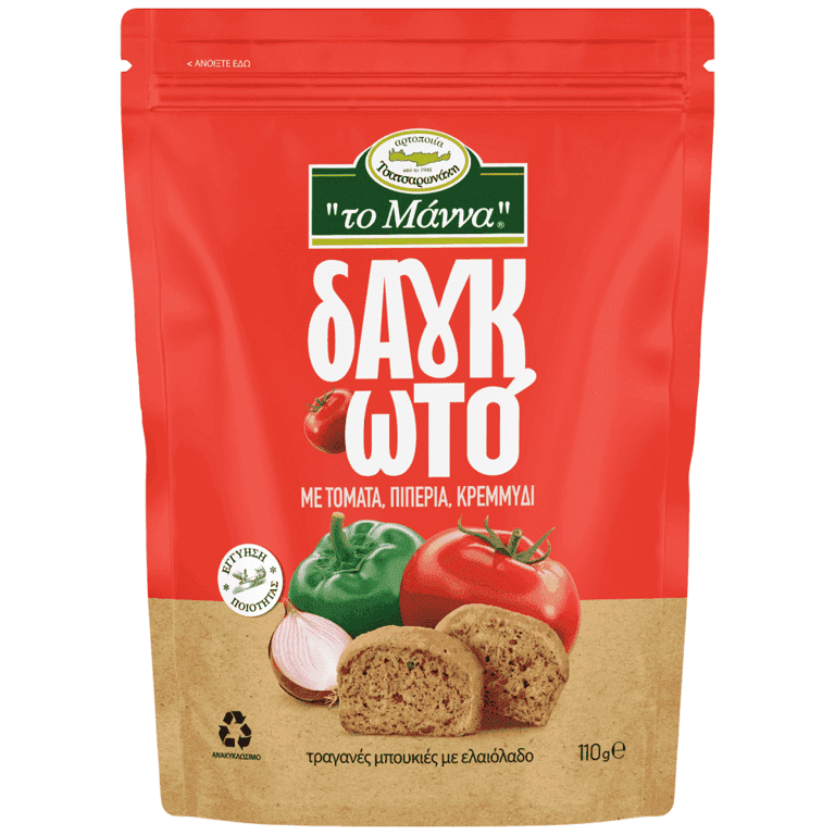 Μαννα Bite-sized Tomato Pepper Onion 110g