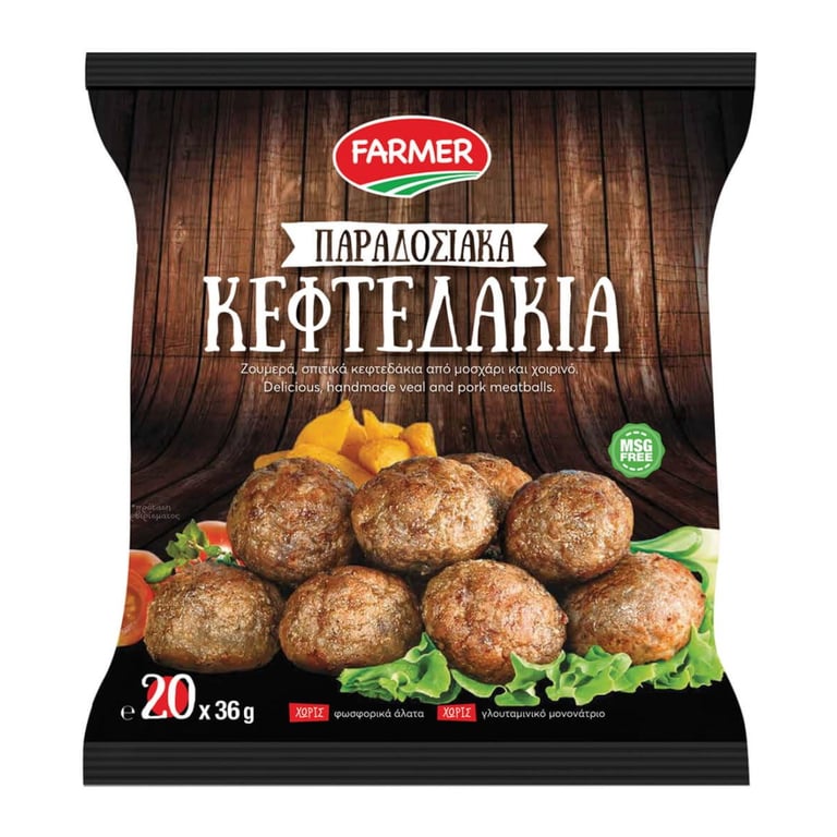 Farmer Traditional Handmade Meatballs 720gr