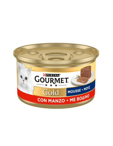 Gourmet Gold Mousse Beef Cat Food 85g