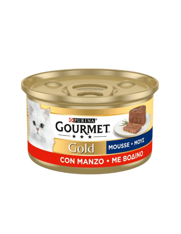 Gourmet Gold Mousse Beef Cat Food 85g