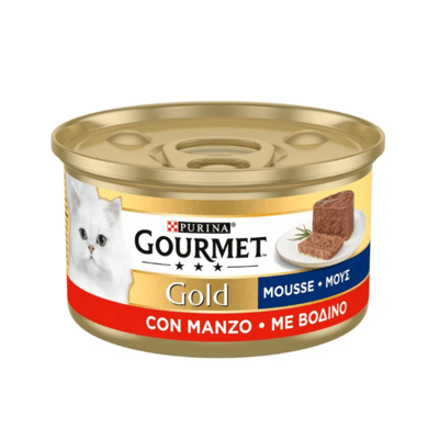 Gourmet Gold Mousse Beef Cat Food 85g