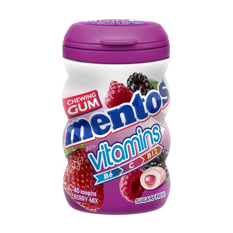 Mentos With Vitamins Sugar-free Big Bottle
