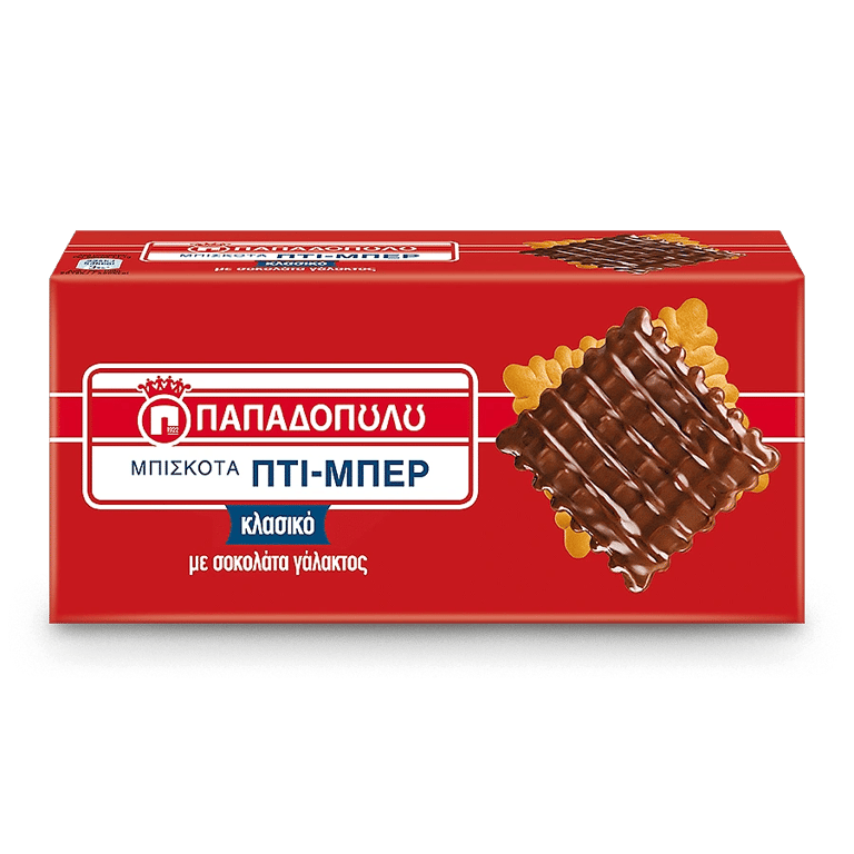 Παπαδοπούλου Milk Chocolate Coated Petit Beurre
