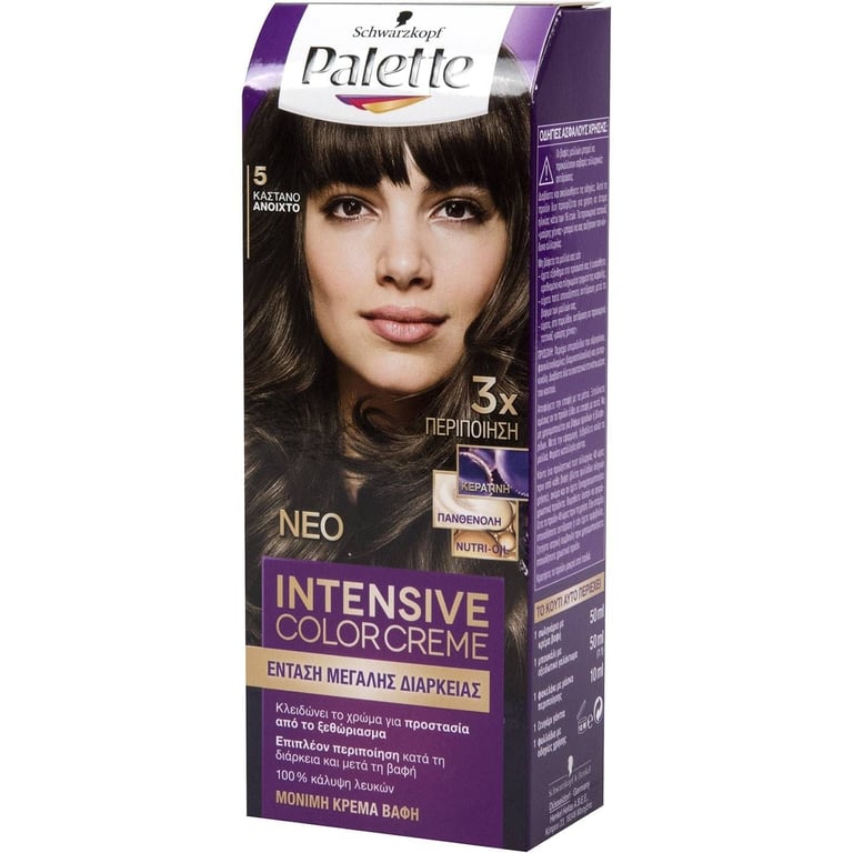 Palette Hair Dye N.5 Light Brown 50ml